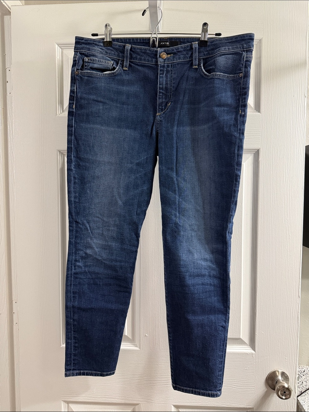 Joe's Jeans Women's Straight Leg Deep Indigo Stretch Denim